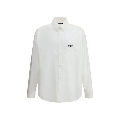 Balenciaga White Cotton Dress Shirt Balenciaga