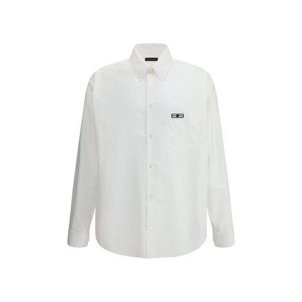 Balenciaga White Cotton Dress Shirt Balenciaga