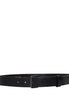 Max Mara Black Leather Regular Belt Max Mara