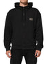 Dolce & Gabbana Black Logo FullZip Hooded Sweatshirt Sweater Dolce & Gabbana