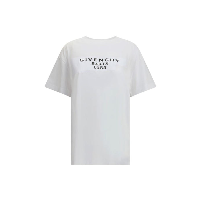 Givenchy Boxy cotton T-shirt with givenchy tape print Givenchy