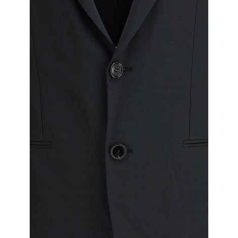 Ami Paris Gray Fleece Wool Clothing Ami Paris