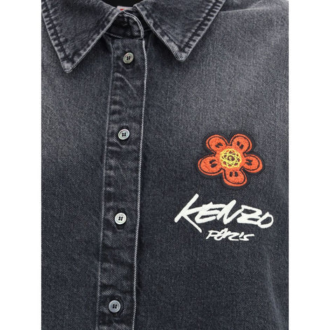 Kenzo Black Denim Shirt Kenzo
