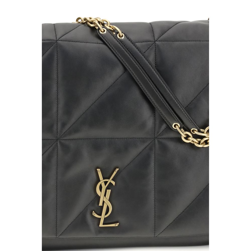 Saint Laurent Black Lamb Ovis Aries Aries Shoulder Bag Saint Laurent