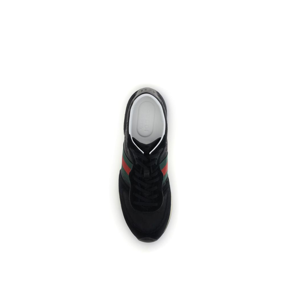 Gucci Black Polyamide Athletic Sneakers Gucci