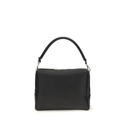 Fendi Black Calf Leather Bos Taurus Shoulder Bag Fendi