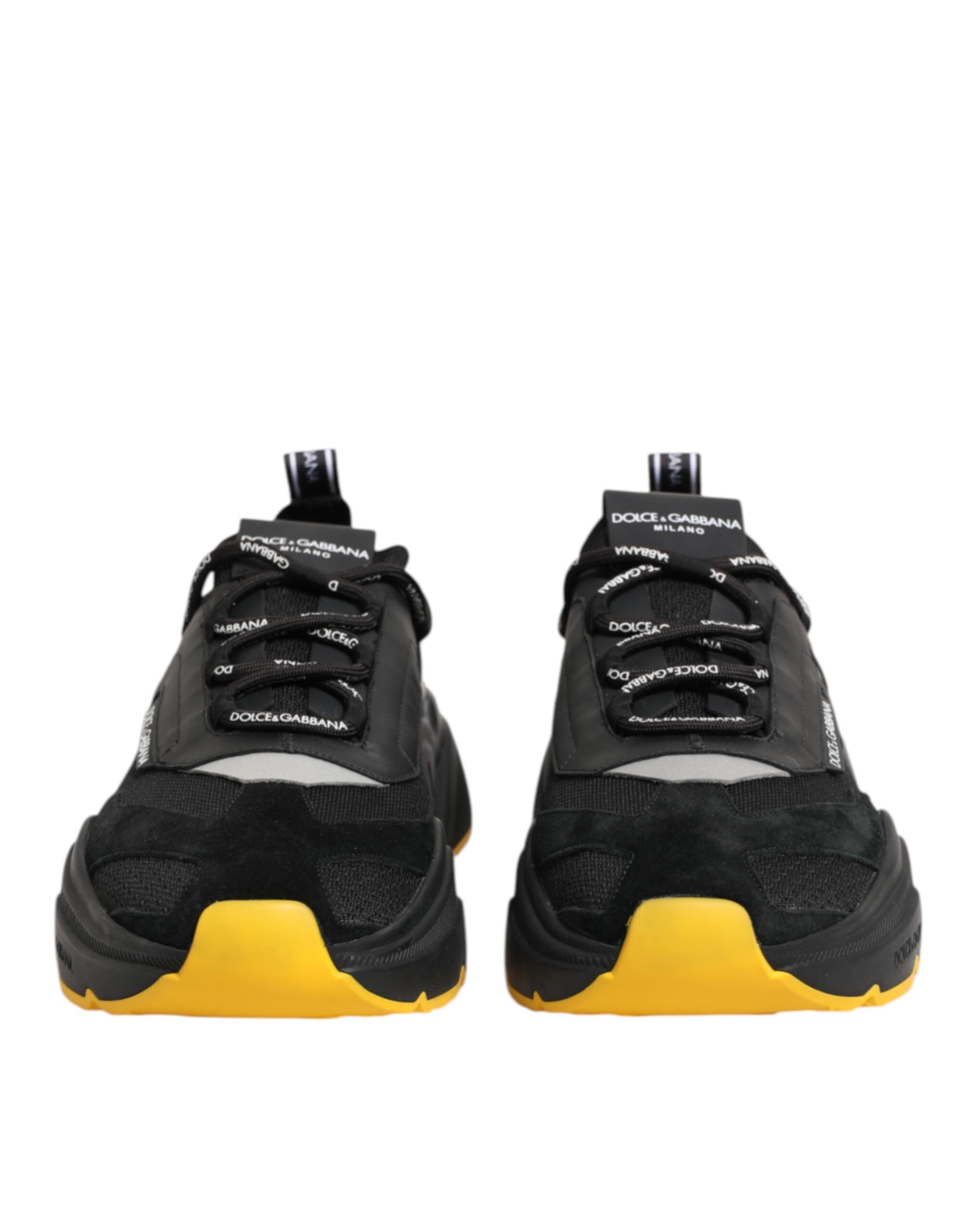 Dolce & Gabbana Black Daymaster Low Top Men Sneakers Shoes Dolce & Gabbana