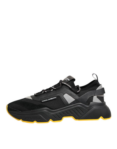 Dolce & Gabbana Black Daymaster Low Top Men Sneakers Shoes Dolce & Gabbana