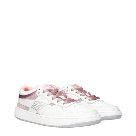 Givenchy White Leather Low Top Sneakers Givenchy