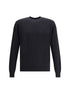 Fendi Black Fleece Wool Sweatshirt Fendi