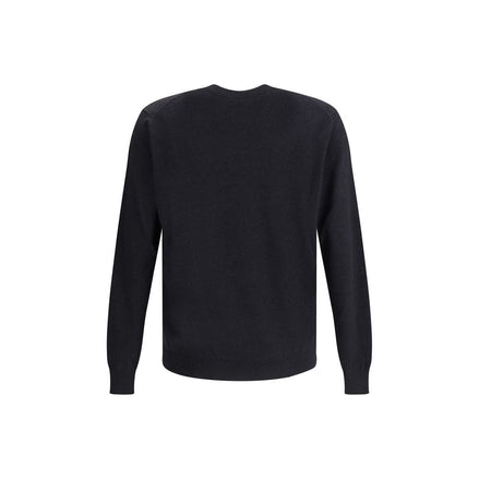 Fendi Black Fleece Wool Sweatshirt Fendi