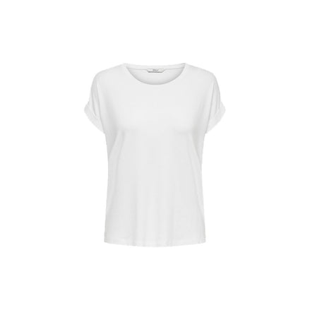 Only White Polyester T-Shirt Only