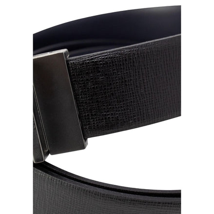Antony Morato Black Leather Regular Belt Antony Morato
