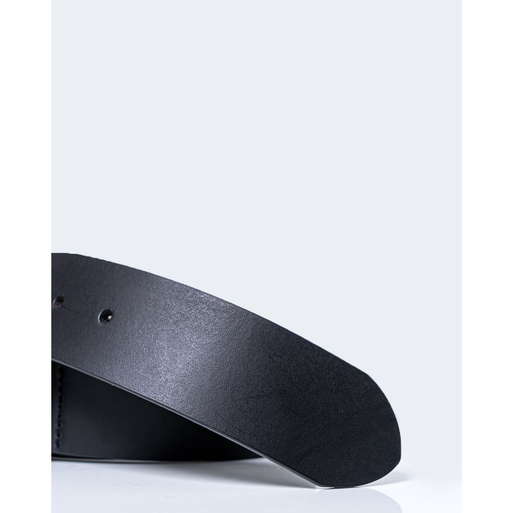 Armani Exchange Black Leather Regular Belt Armani Exchange