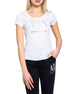 Armani Exchange White Cotton T-Shirt Armani Exchange