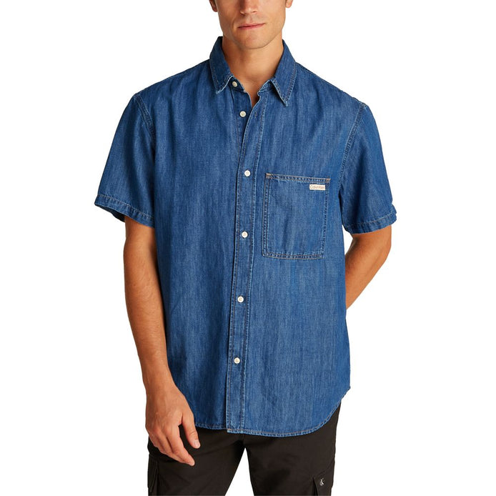 Calvin Klein Jeans Blue Denim Shirt Calvin Klein Jeans