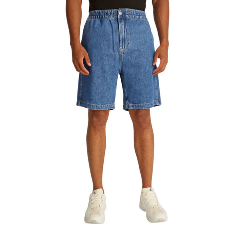 Calvin Klein Jeans Blue Cotton Bermuda Shorts Calvin Klein Jeans