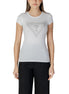 Guess White Cotton T-Shirt Guess