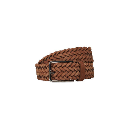 Ceinture Calvin Klein en cuir marron, modèle classique