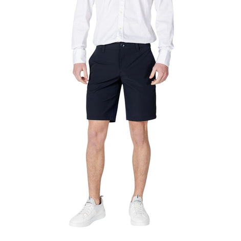 Armani Exchange Blue Polyamide Bermuda Shorts Armani Exchange