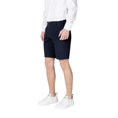 Armani Exchange Blue Polyamide Bermuda Shorts Armani Exchange