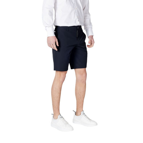 Armani Exchange Blue Polyamide Bermuda Shorts Armani Exchange