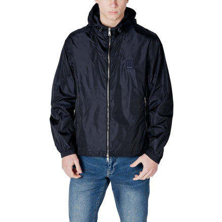 Armani Exchange Blue Polyamide Shell Jacket Armani Exchange
