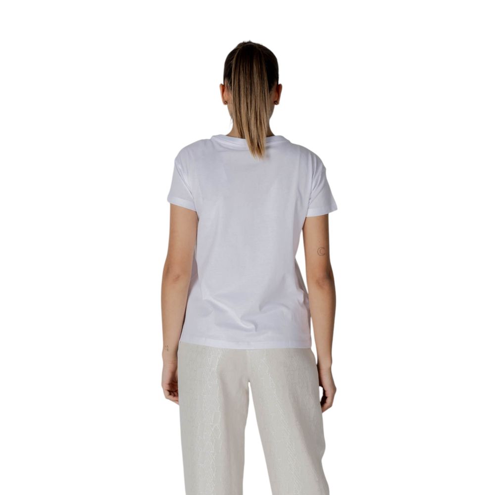 T-shirt blanc en coton Armani Exchange