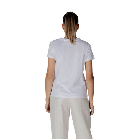 T-shirt blanc en coton Armani Exchange