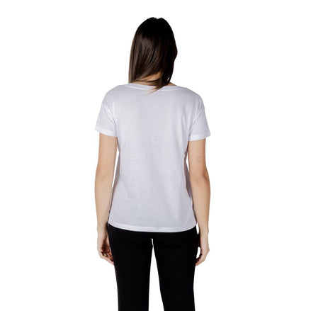 T-shirt blanc en coton Armani Exchange