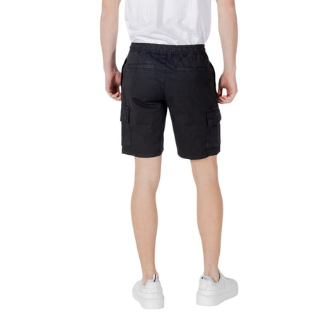 Hugo Boss Black Cotton Bermuda Shorts Hugo Boss
