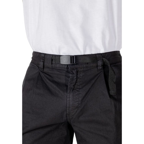 Hugo Boss Black Cotton Bermuda Shorts Hugo Boss