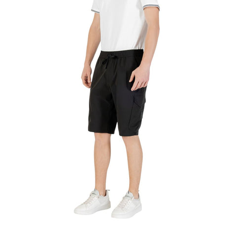 Hugo Boss Black Polyester Bermuda Shorts Hugo Boss