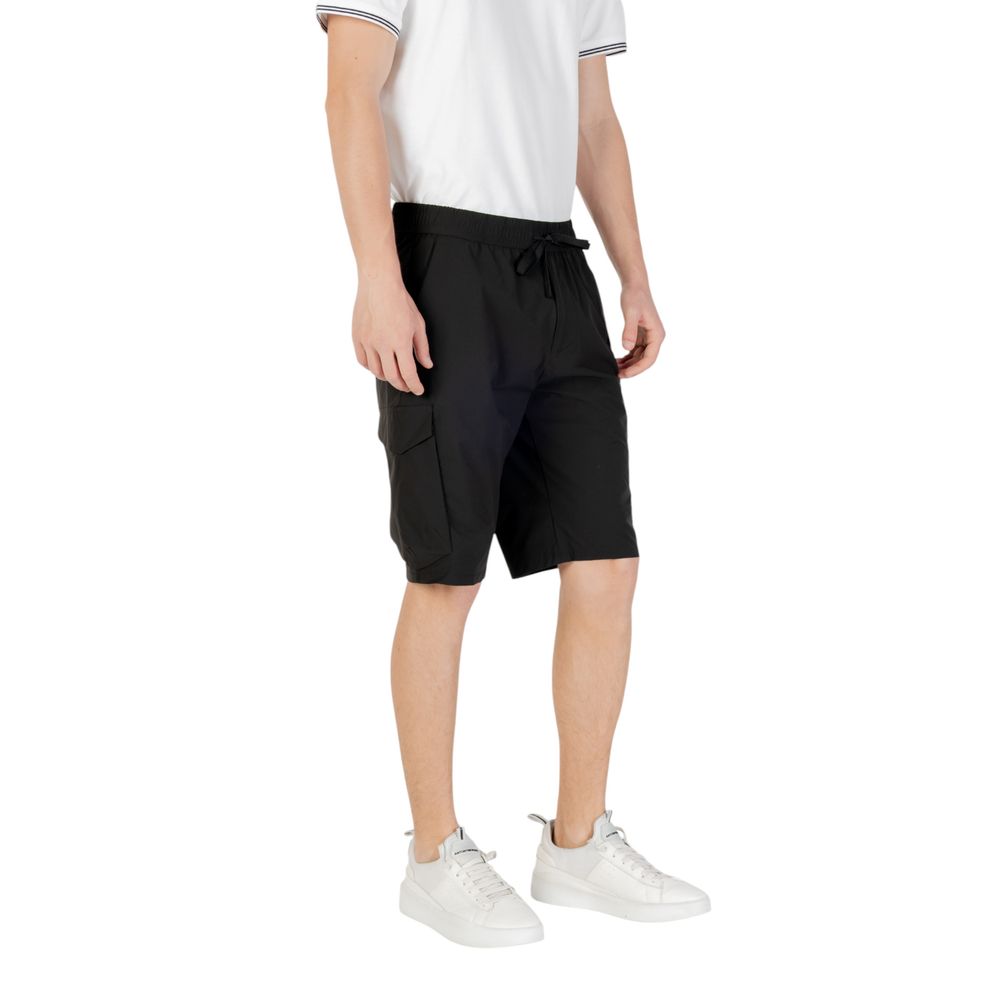 Hugo Boss Black Polyester Bermuda Shorts Hugo Boss