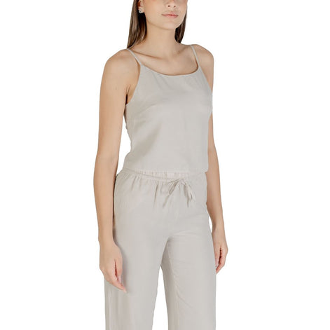 Only Beige Recycled Polyester Top Only