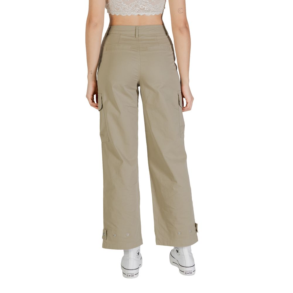 Only Beige Cotton Cargo Pants Only