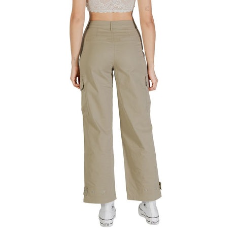 Only Beige Cotton Cargo Pants Only