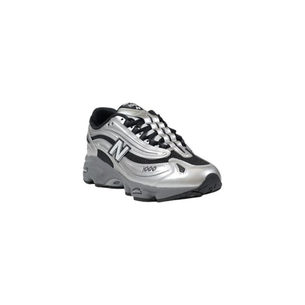 New Balance Silver Synthetic Athletic Sneakers New Balance