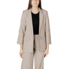 Only Beige Viscose Blazer Only