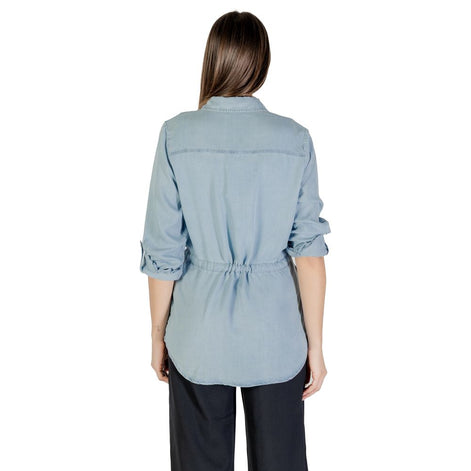 Only Light Blue Tencel Blouse Only