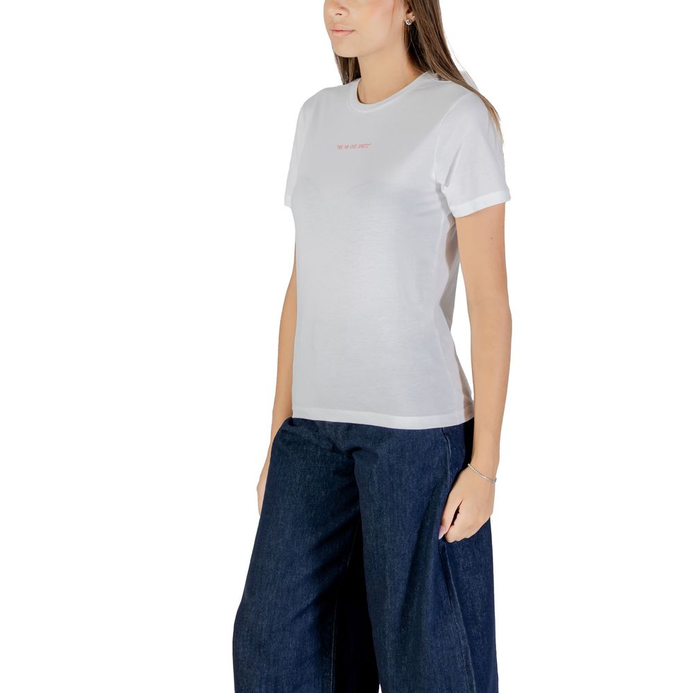 Only Orange Cotton T-Shirt Only