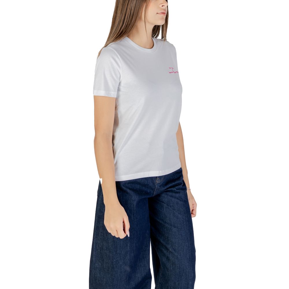 Only Pink Cotton T-Shirt Only