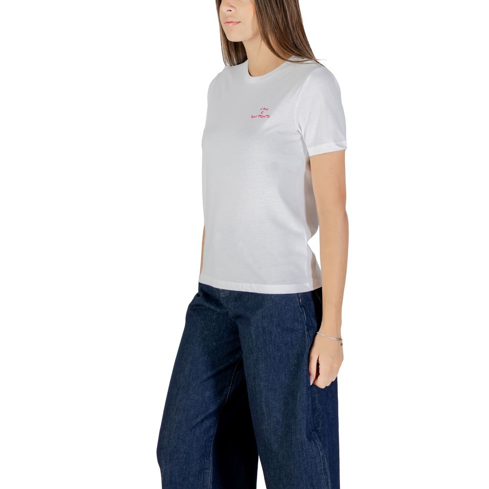 Only Pink Cotton T-Shirt Only