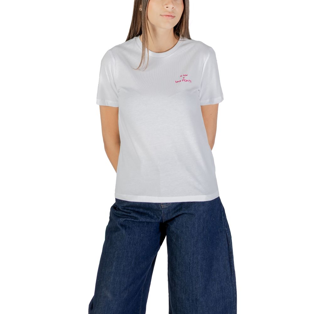 Only Pink Cotton T-Shirt Only