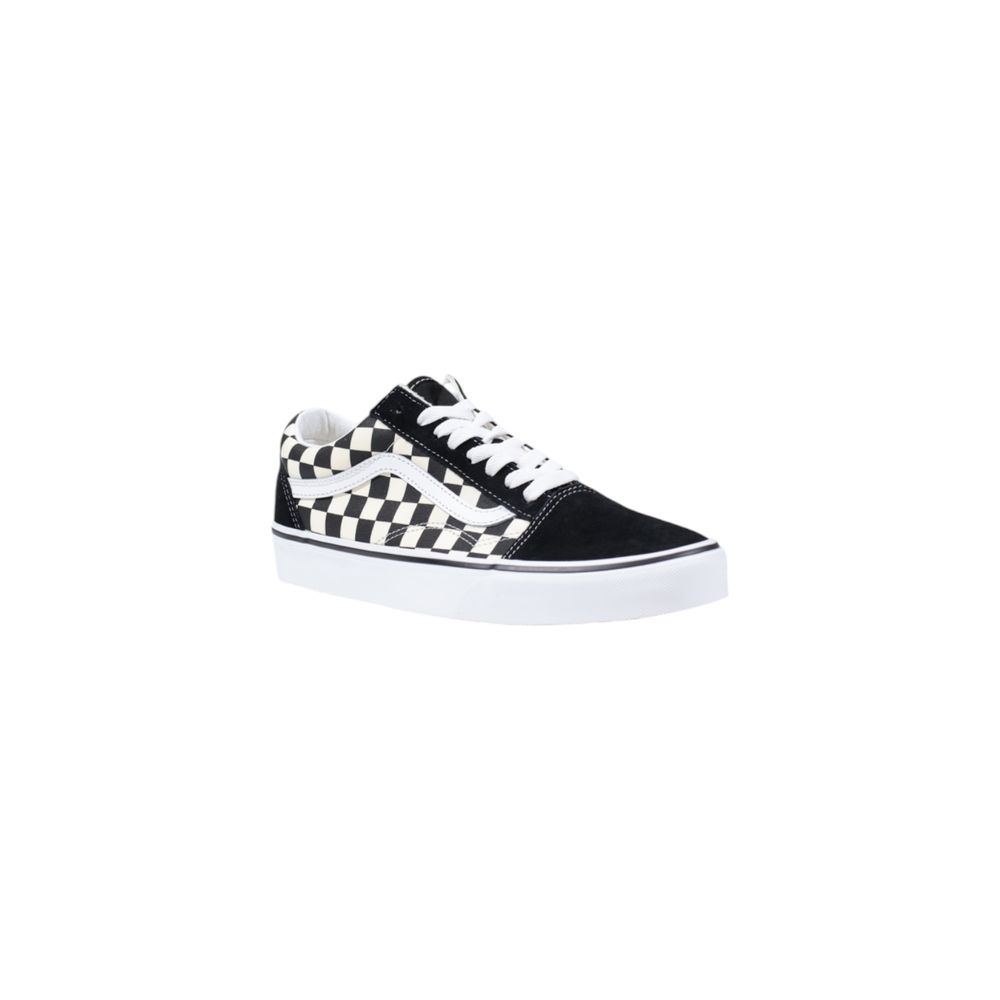 Vans Black And White Fabric Low Top Sneakers Vans