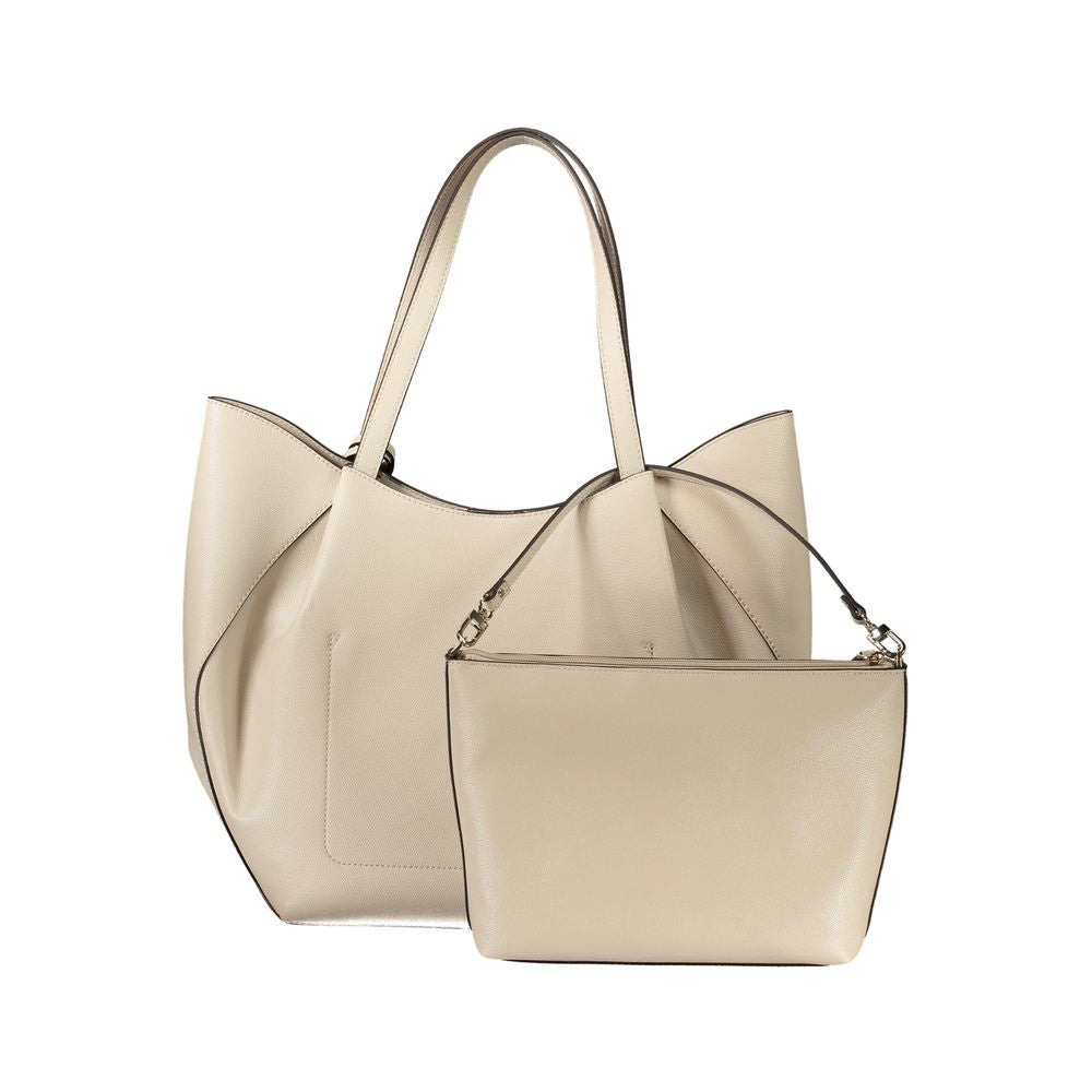Guess Jeans Beige Polyurethane Women's Handbag Guess Jeans