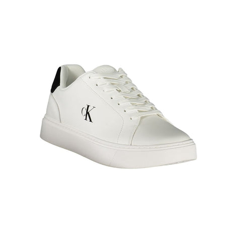 Calvin Klein White Leather Men Sneaker Calvin Klein