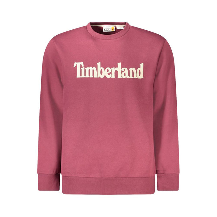 Timberland Rosso Cotton Men Sweatshirt Timberland