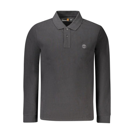 Timberland Black Cotton Men Polo Shirt Timberland