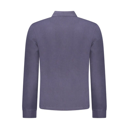 Napapijri Blue Cotton Men Polo Shirt Napapijri